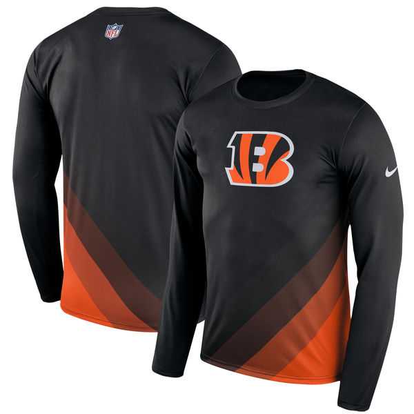 Cincinnati Bengals Nike Black Sideline Legend Prism Performance Long Sleeve T-Shirt,We sell and wholesale Cincinnati Bengals Nike Black Sideline Legend Prism Performance Long Sleeve T-Shirt on line form chian!